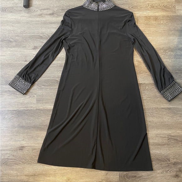 R&M Richards Dress Elegant Black and Silver - Picture 2 of 4